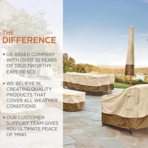 Classic Accessories Veranda Water-Resistant 104 Inch Patio Sofa/Loveseat Cover | Durable UV & Water-Resistant Fabric thumbnail 2