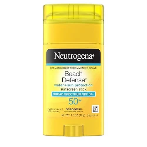Neutrogena Beach Defense Sunscreen Stick SPF 50, 42.5 g (1.5 oz) | Broad Spectrum UVA/UVB Protection thumbnail 1