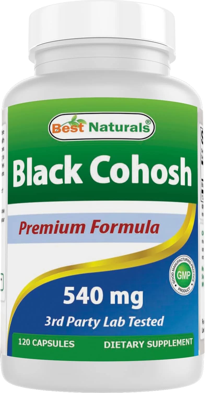 Best Naturals Black Cohosh 540 mg | Herbal Supplement for Menopause & Hormonal Balance — Capsule