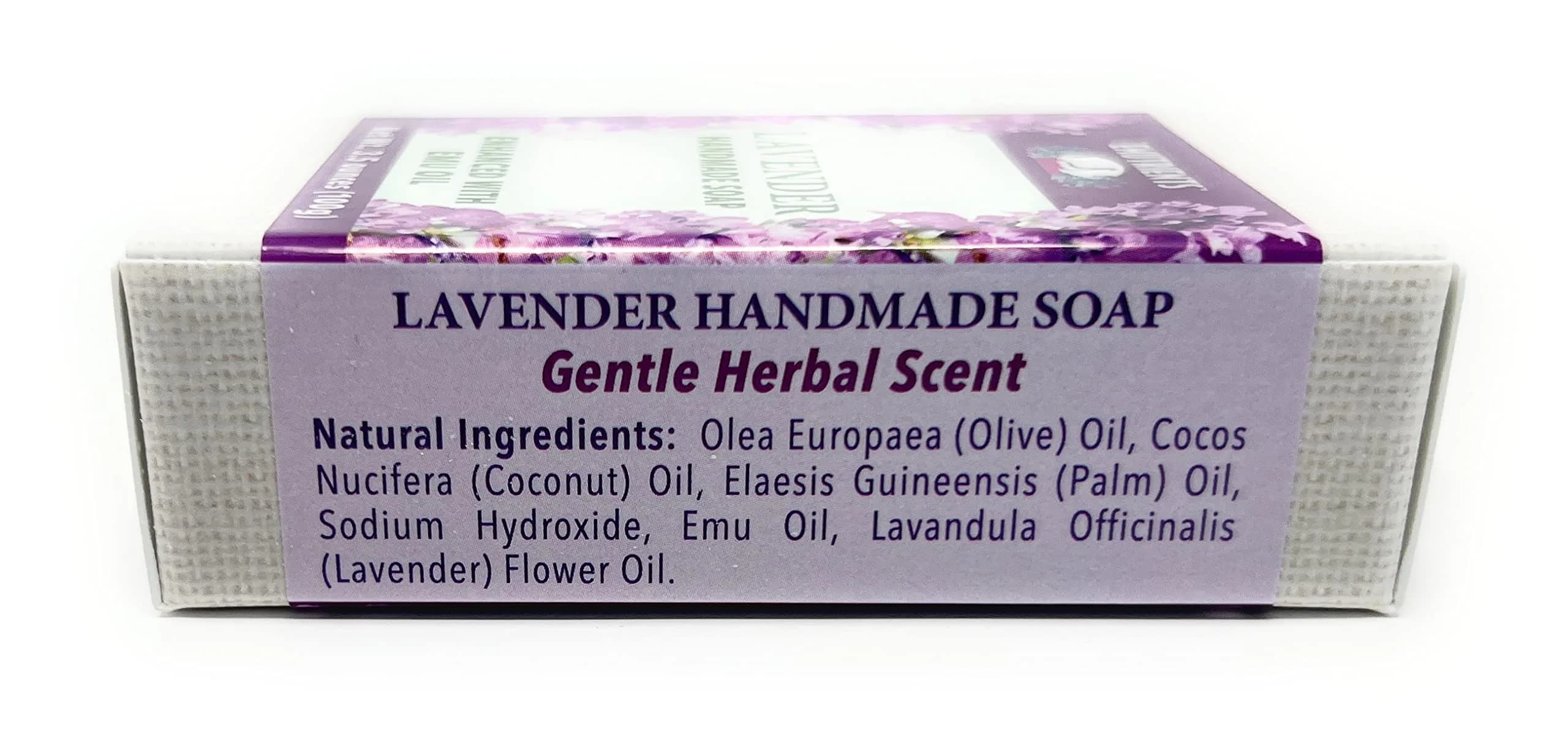 Montana Emu Ranch Lavender Handmade Soap 3.5 oz (99 g) | Natural Herbal Scent with Pure Emu Oil - view 4