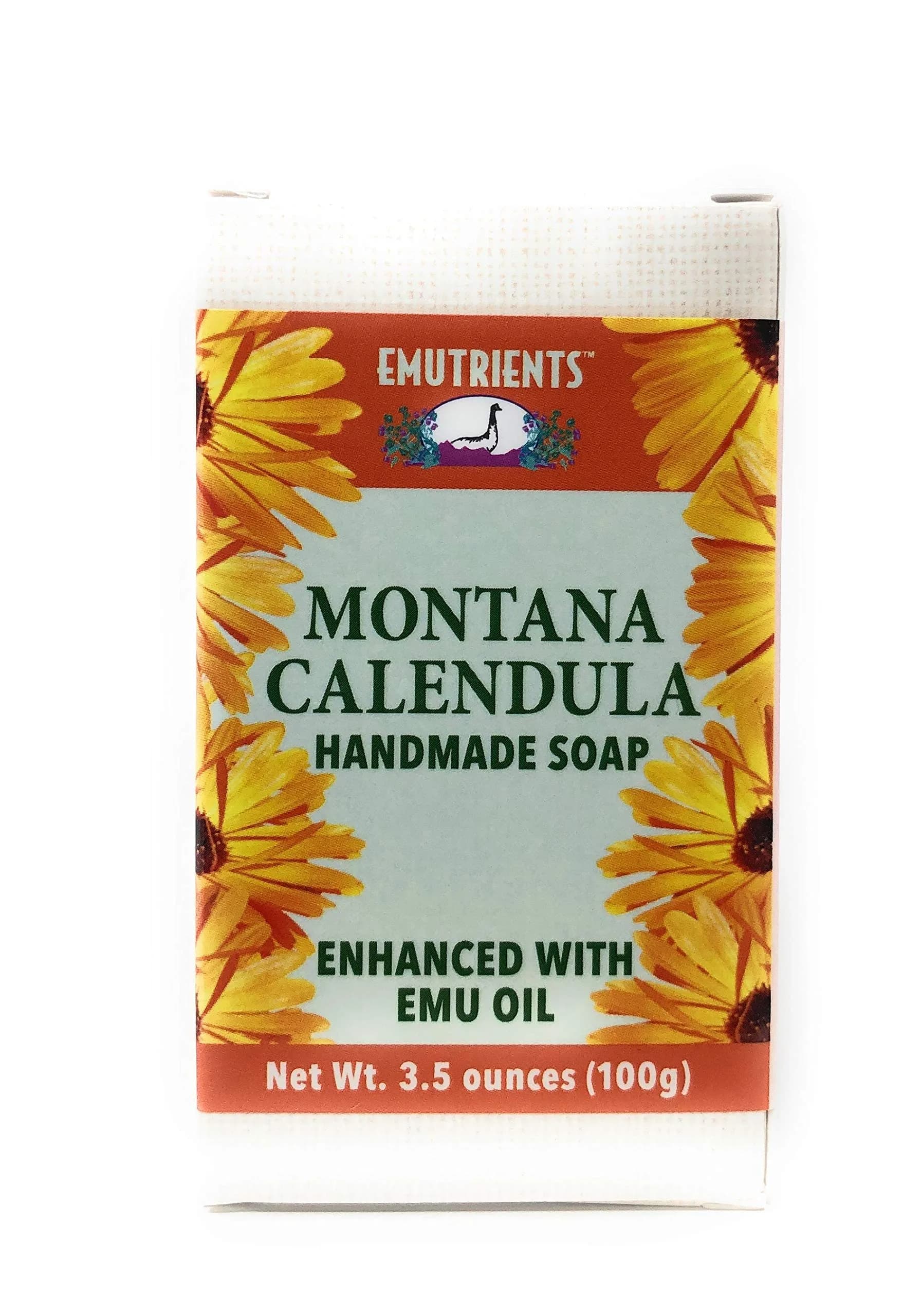 Montana Emu Ranch Montana Calendula Handmade Soap 3.5 oz (99 g) | Soothes Sensitive Skin - view 3