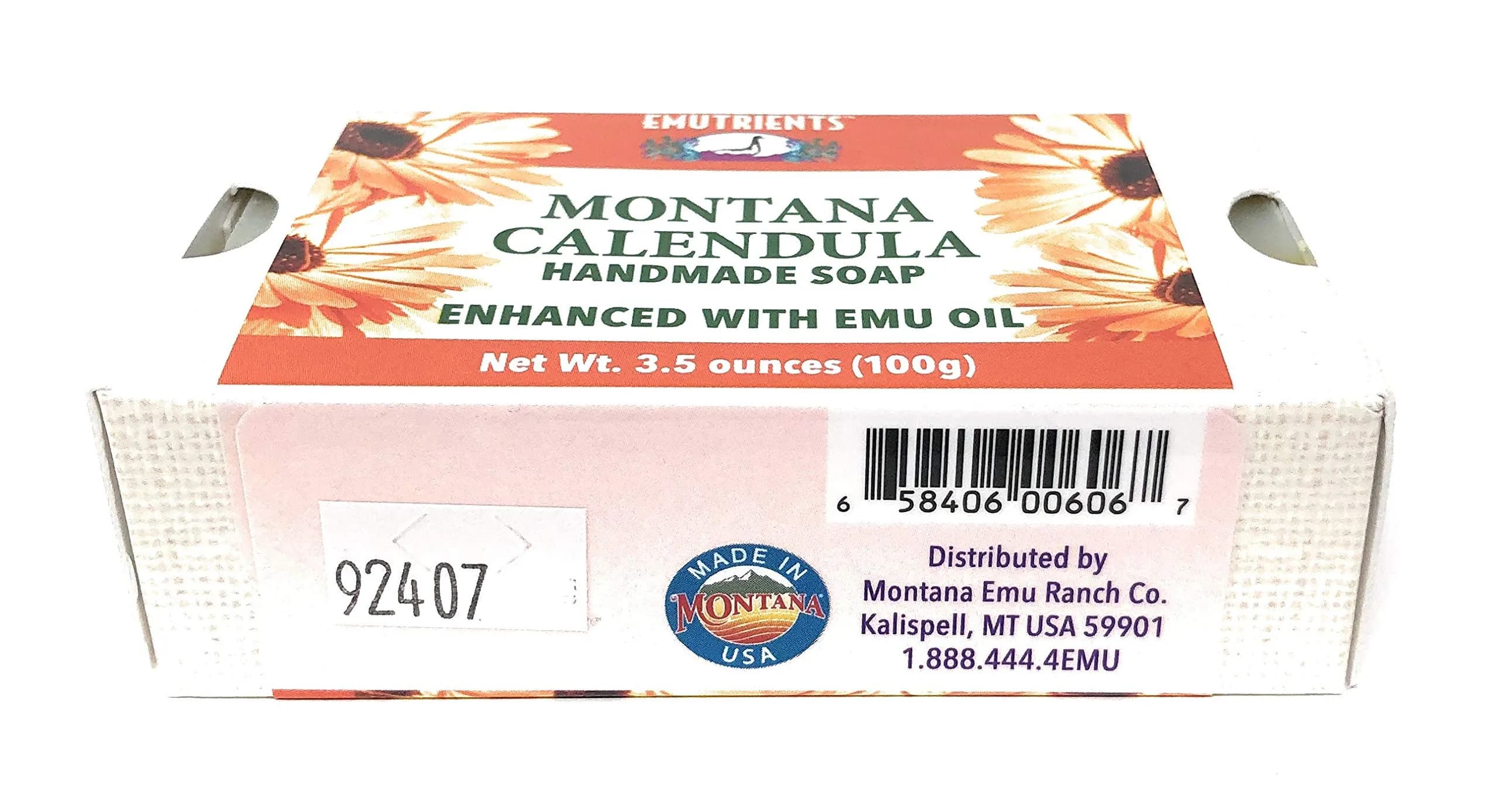Montana Emu Ranch Montana Calendula Handmade Soap 3.5 oz (99 g) | Soothes Sensitive Skin - view 4