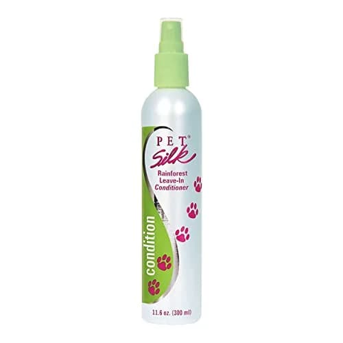 Pet Silk Rainforest Clean Scent Leave-in Conditioner 11.6oz | Long-Lasting Fragrance & Detangler for All Pets thumbnail 1