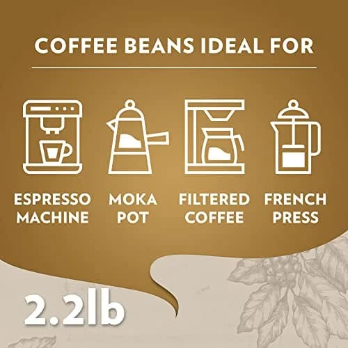 Lavazza Qualitá Oro Whole Bean Blend 2.2 Pound | Medium Roast, 100% Arabica, Fruity & Aromatic thumbnail 8