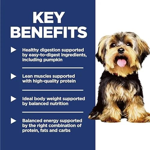 Hill's Science Diet Adult 1-6 Small & Mini Dry Dog Food, Lamb Meal & Brown Rice, 7.03 kg (15.5 lb) | Supports Digestion & Immune Health thumbnail 3