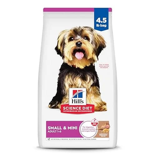 Hill's Science Diet Adult 1-6 Small & Mini Dry Dog Food Lamb & Brown Rice 2.04 kg (4.5 lb) | Veterinarian Recommended thumbnail 1