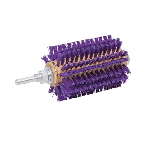 Weaver Livestock Mini Roto Brush for Livestock, Wool/Hair Stimulating and Grooming Brush for Goat Sheep Cattle, Use with Drill, Coat Deshedding Tool thumbnail 1