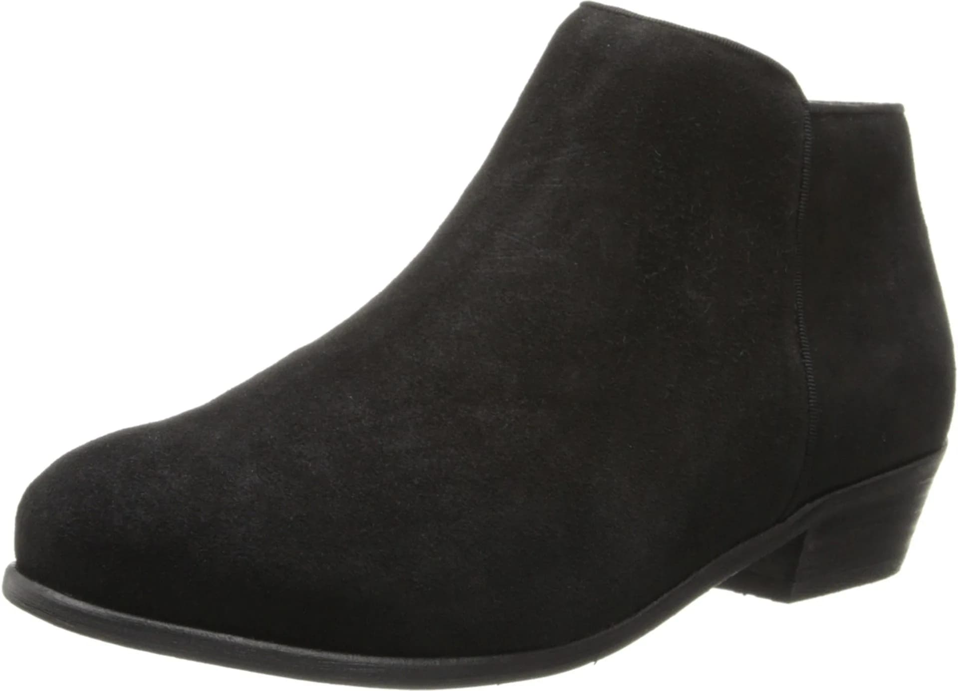 SoftWalk Rocklin Loafer Flat in Black Suede | Casual Comfort for Women