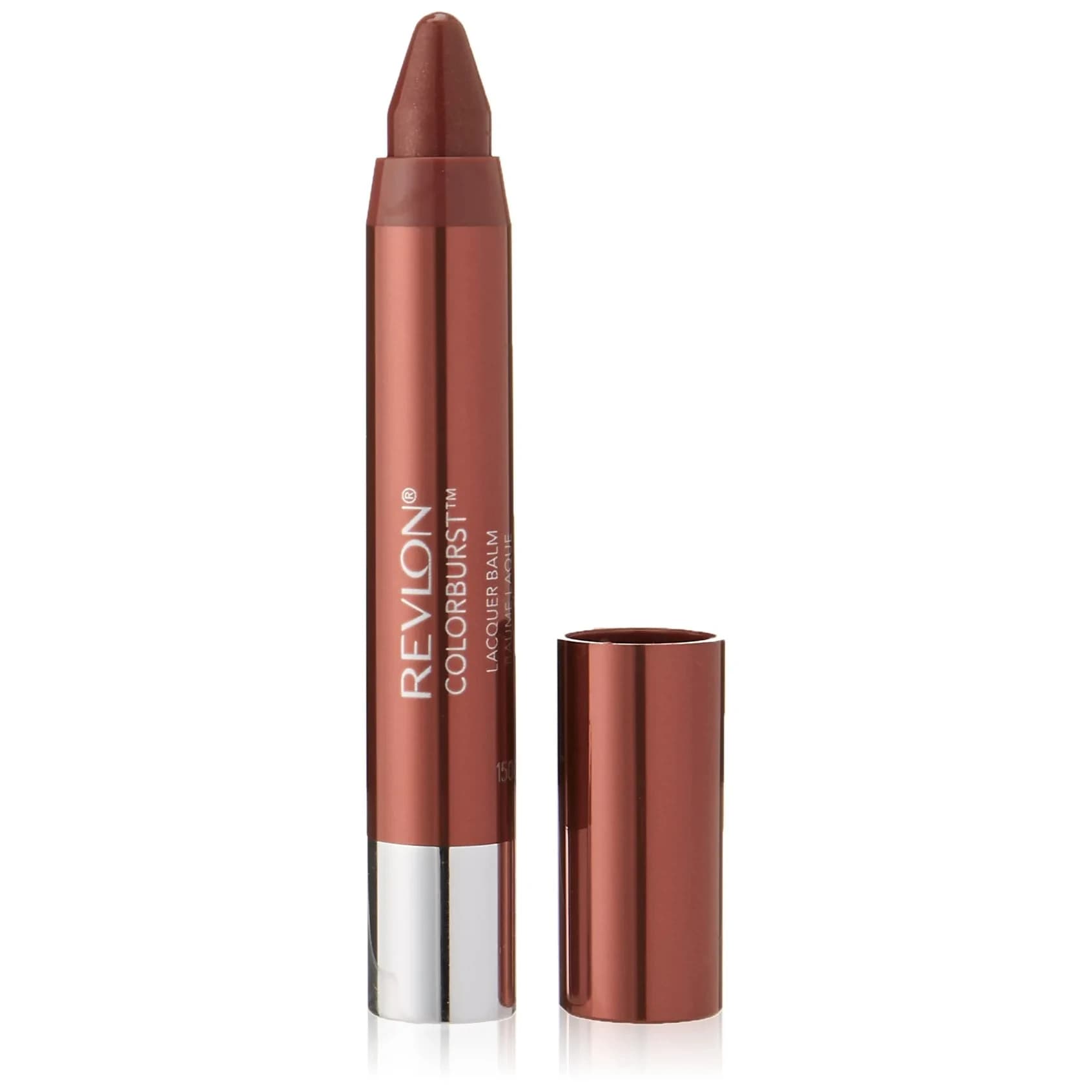 Revlon Lacquer Balm, Demure, 0.61g (0.02 oz) | High Shine Lip Color with Balm-Like Moisture — Coy