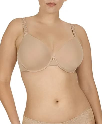 Natori Pure Luxe Custom Coverage Contour Bra 38DD | Seamless Floral Support with Underwire thumbnail 4