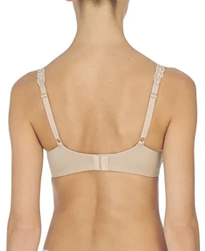Natori Pure Luxe Custom Coverage Contour Bra 38DD | Seamless Floral Support with Underwire thumbnail 3