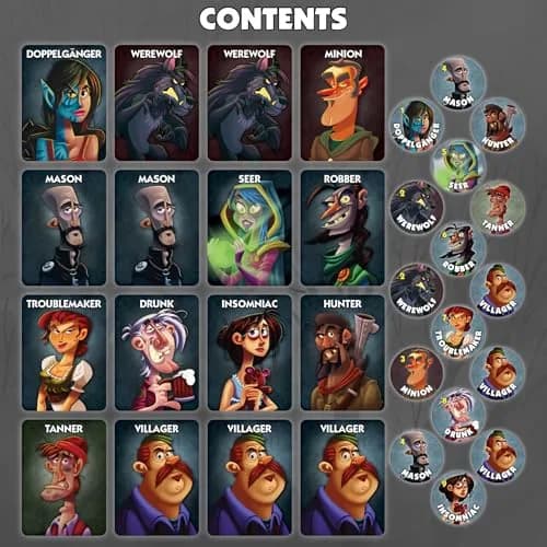 Bezier Games One Night Ultimate Werewolf Fast-Paced Bluffing Party Game | Social Deduction, 10-Minute Rounds, Expandable thumbnail 2