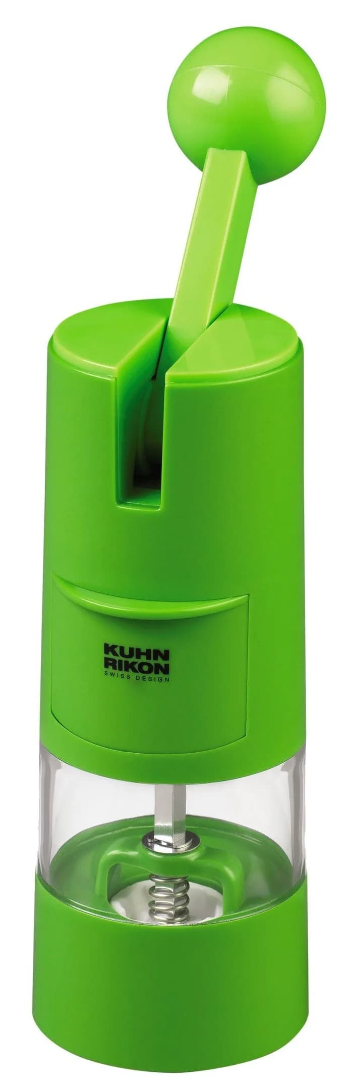 Kuhn Rikon High Performance Ratchet Grinder, Green | Swiss Design Salt & Pepper Mill (21.5cm)