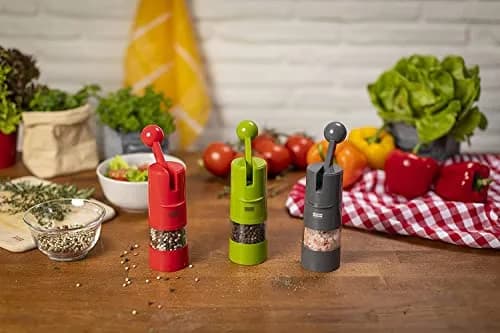 Kuhn Rikon High Performance Ratchet Grinder, Green | Swiss Design Salt & Pepper Mill (21.5cm) thumbnail 5