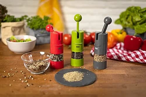 Kuhn Rikon High Performance Ratchet Grinder, Green | Swiss Design Salt & Pepper Mill (21.5cm) thumbnail 6