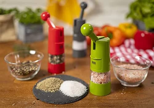 Kuhn Rikon High Performance Ratchet Grinder, Green | Swiss Design Salt & Pepper Mill (21.5cm) thumbnail 8