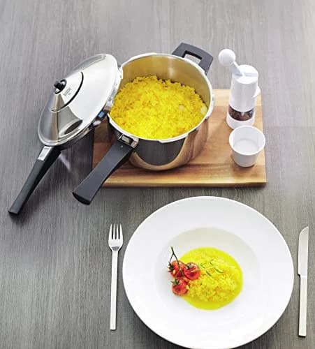 Kuhn Rikon Seasoning Mill White 8.5 x 2.25 inches | Ergonomic, One-Handed Salt & Pepper Grinder thumbnail 3