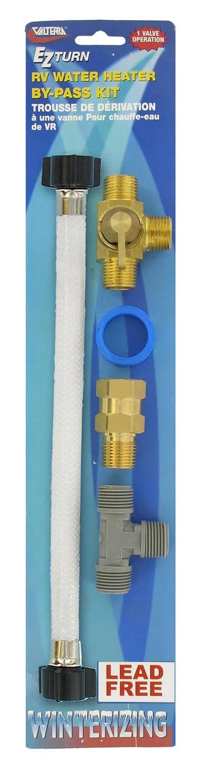 Valterra P23505LFVP Water Heater By-Pass Kit | Fits 10 Gallon RV Water Heaters - main product image