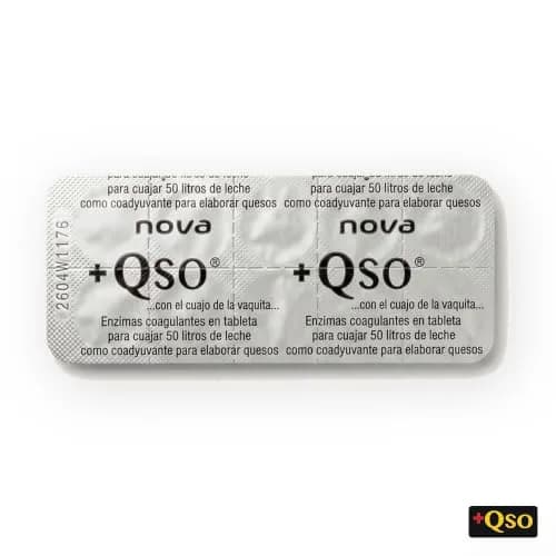 +QSO Vegetable Rennet Tablets Strip of 10 | 1/2 Tablet Sets 2 Gallons Milk thumbnail 2