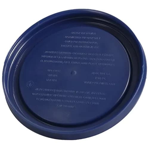 Pyrex 7202-PC 1-Cup Dark Blue Replacement Lids (4-Pack) | Made in USA, Durable Plastic, Secure Seal, Dishwasher Safe thumbnail 4