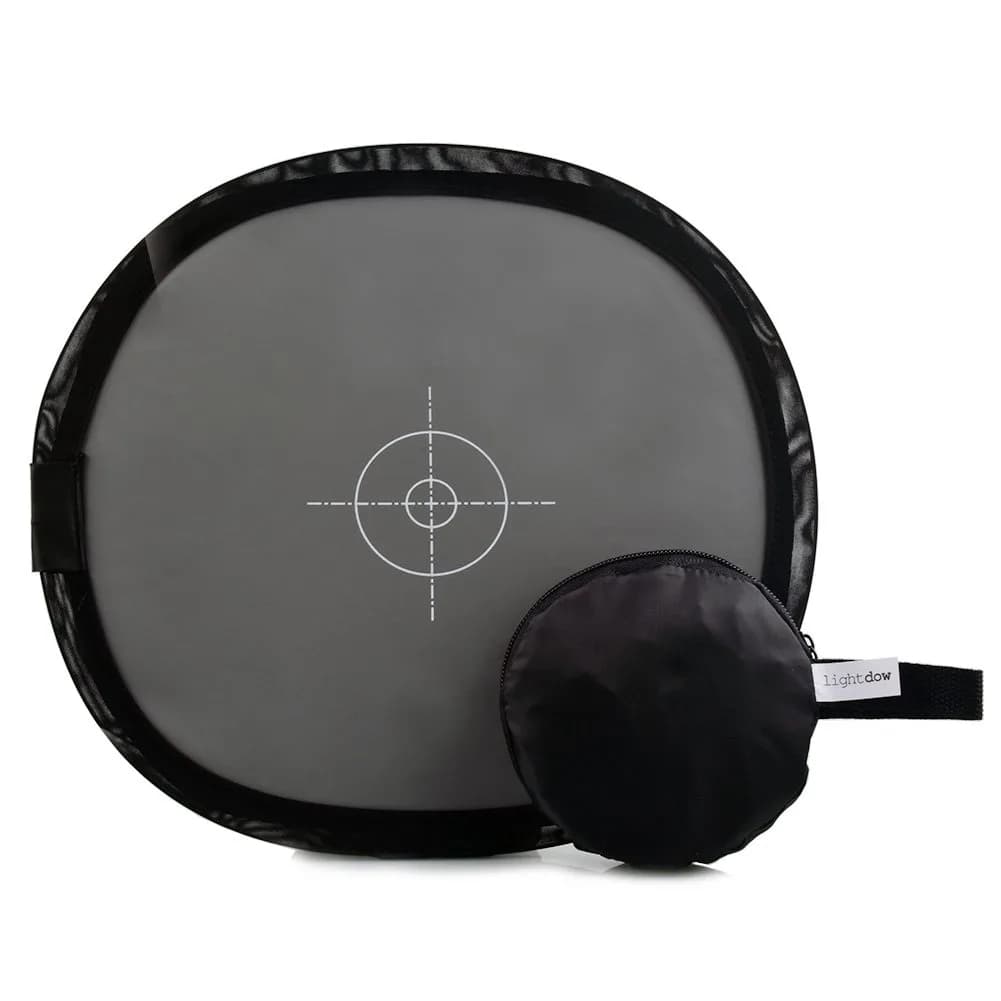 Lightdow 12 x 12 Inch (30 x 30 cm) White Balance 18% Gray Reference Reflector with Carry Bag | Photography Color Accuracy Target - view 4