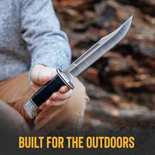 Buck Knives 120 General Hunting Knife with Sheath, Phenolic Handle, 12" | Classic Fixed Blade for Hunting & Outdoors thumbnail 3