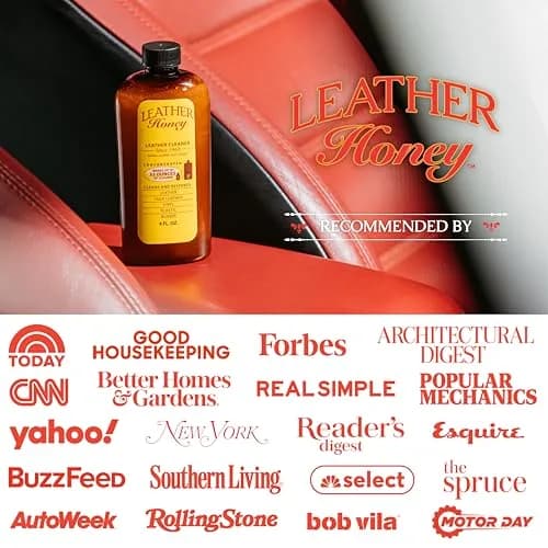 Leather Honey Leather Cleaner 118ml (4 Fl Oz) | Non-Toxic, Fragrance-Free Formula for All Leather Types thumbnail 7