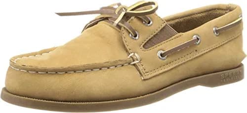 Sperry Boys Authentic Original Slip on Boat Shoe, Sahara, 4 Big Kid US | Classic American Style for Kids thumbnail 1