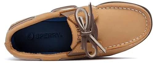Sperry Boys Authentic Original Slip on Boat Shoe, Sahara, 4 Big Kid US | Classic American Style for Kids thumbnail 7