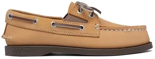Sperry Boys Authentic Original Slip on Boat Shoe, Sahara, 4 Big Kid US | Classic American Style for Kids thumbnail 2