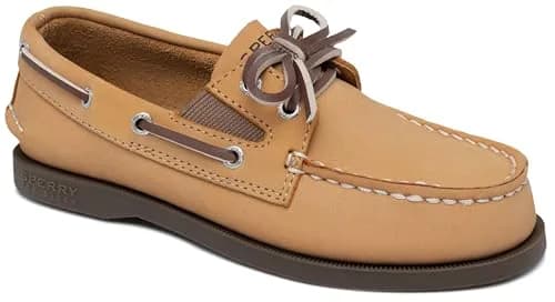 Sperry Boys Authentic Original Slip on Boat Shoe, Sahara, 4 Big Kid US | Classic American Style for Kids thumbnail 5