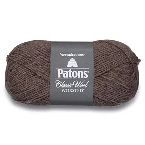 Patons Classic Wool Yarn Heath Heather 100g (3.5oz) | 100% Wool for Knitting & Crochet thumbnail 1