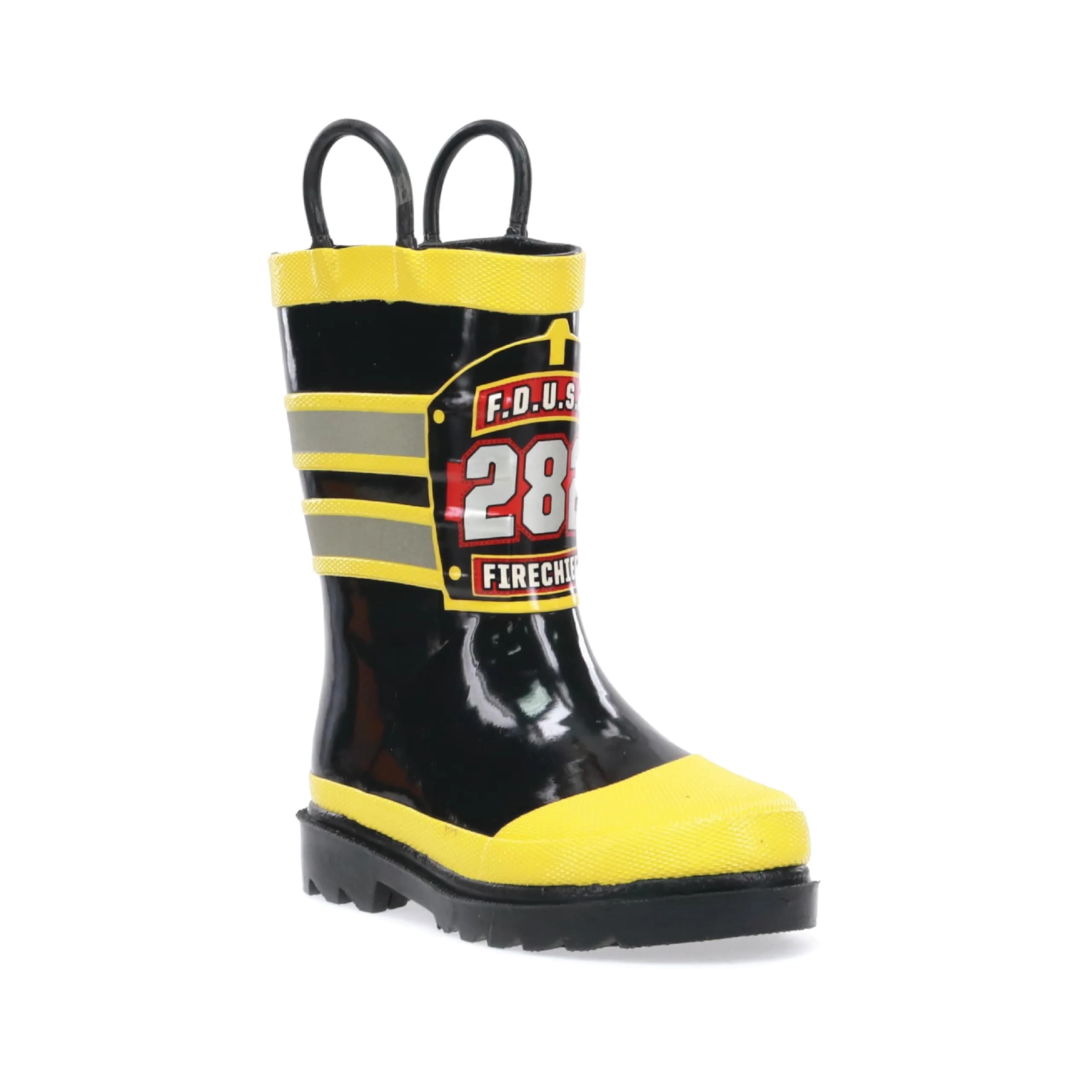 Western Chief Boys Waterproof Rain Boots 7 Toddler | Slip-Resistant & Easy Pull Handles - main product image