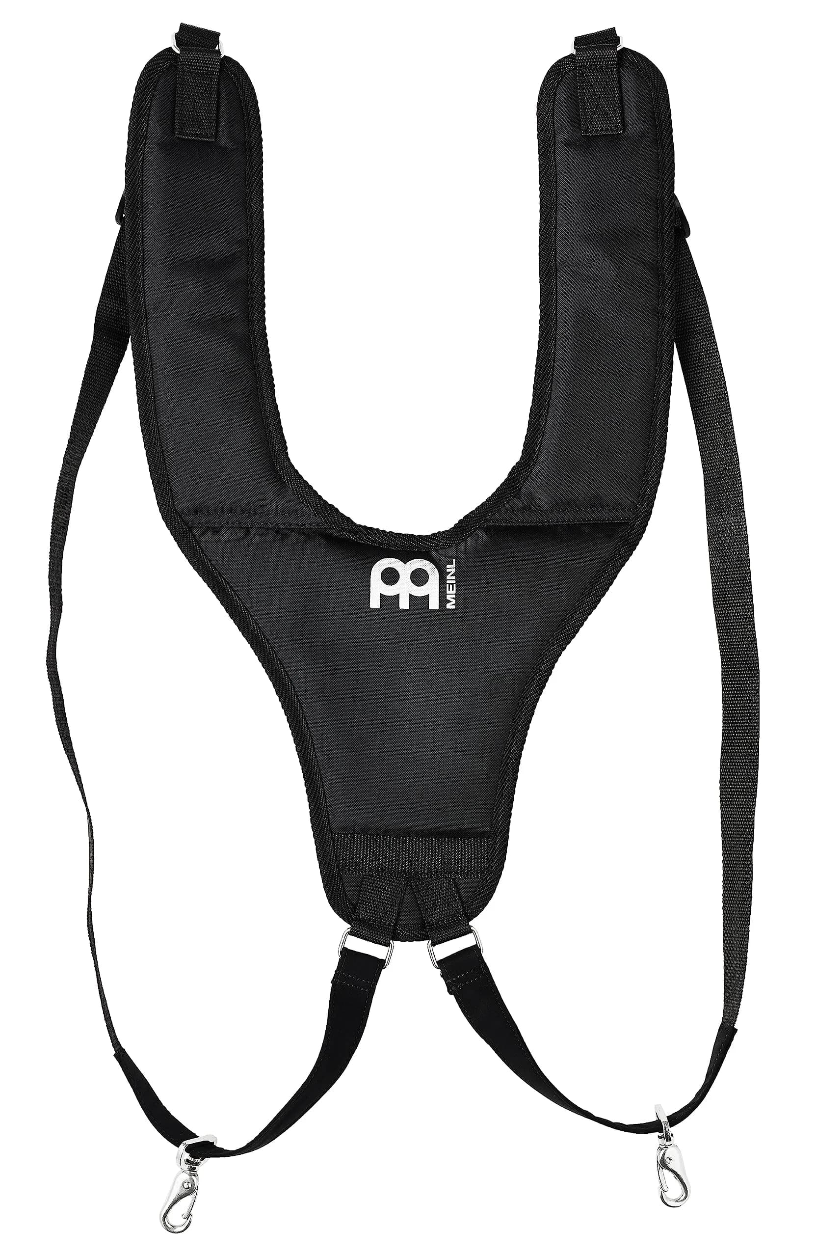 Meinl Percussion Heavy Duty Djembe Strap with Quick Change Hook & Adjustable Shoulder Padding (Black) | Secure African Drum Support
