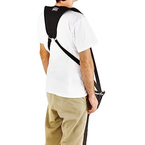 Meinl Percussion Heavy Duty Djembe Strap with Quick Change Hook & Adjustable Shoulder Padding (Black) | Secure African Drum Support thumbnail 4