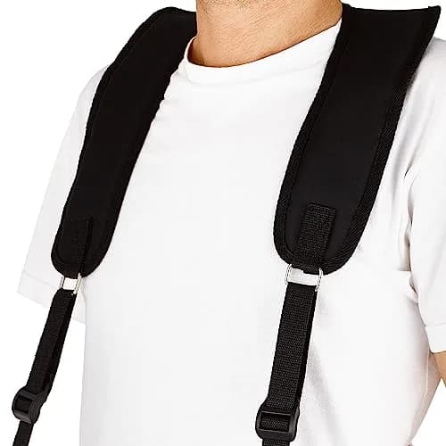 Meinl Percussion Heavy Duty Djembe Strap with Quick Change Hook & Adjustable Shoulder Padding (Black) | Secure African Drum Support thumbnail 3