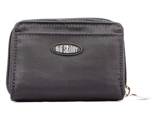 Big Skinny Polka Accordion Card Case Wallet Black 10.8 cm (4.25 Inch) | Holds 30 Cards thumbnail 1