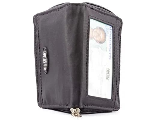 Big Skinny Polka Accordion Card Case Wallet Black 10.8 cm (4.25 Inch) | Holds 30 Cards thumbnail 3