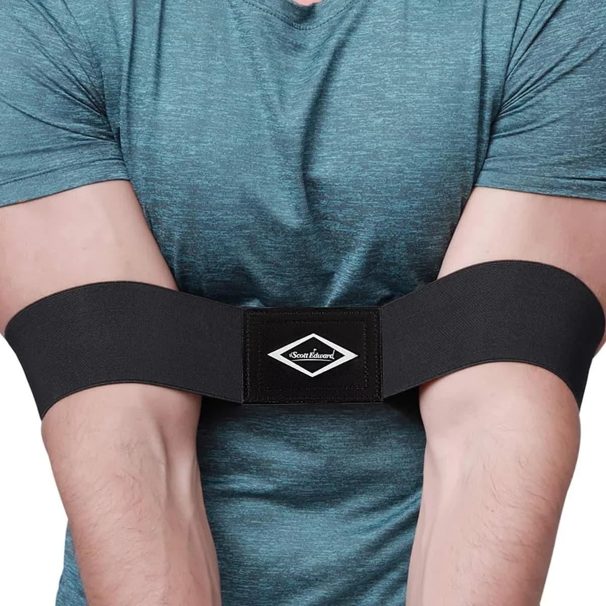 Scott Edward Pro Golf Swing Training Aid Arm Band Standard Large Black | Essential for Beginners - view 2