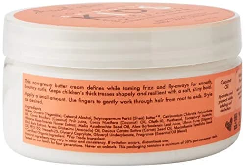 Shea Moisture Coconut & Hibiscus Kids Curling Butter Crème 6 oz | Natural Curl Styling & Moisturizer thumbnail 3