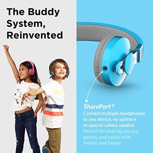 LilGadgets Untangled Pro Bluetooth Headphones - Ages 4+ | Volume-Limited Kids Headphones for School with SharePort & Mic thumbnail 5
