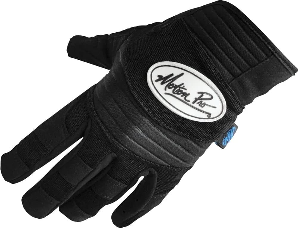 Motion Pro Tech Gloves | Mens/Unisex Leather Protective Gear, 2XL, Black