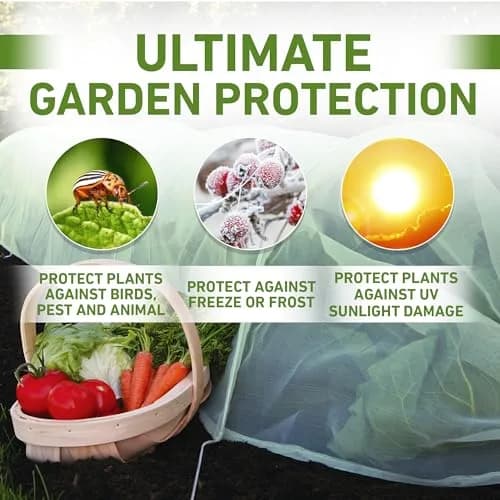 Haxnicks Easy Micromesh Tunnel Garden Cloche Standard Protects Plants & Flowers thumbnail 5