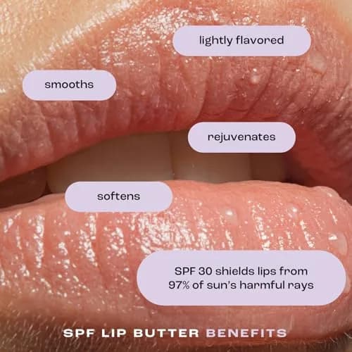 Natural Inspirations Pomegranate SPF 30 Lip Butter 0.15oz | Organic Moisturizer with Sun Protection thumbnail 2