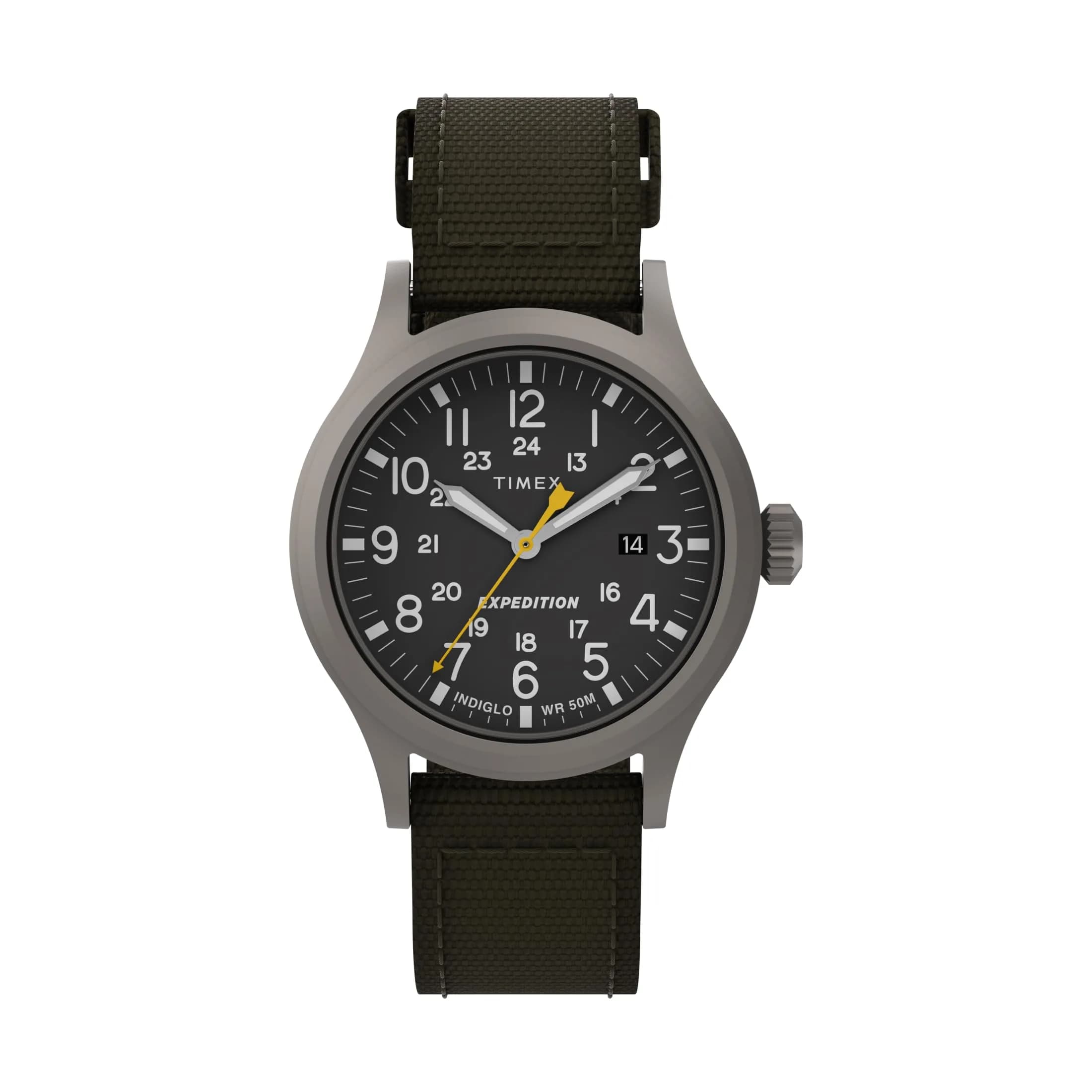 Timex Expedition Scout 40mm Watch | Rugged Outdoor Field Watch with Indiglo & 50m Water Resistance