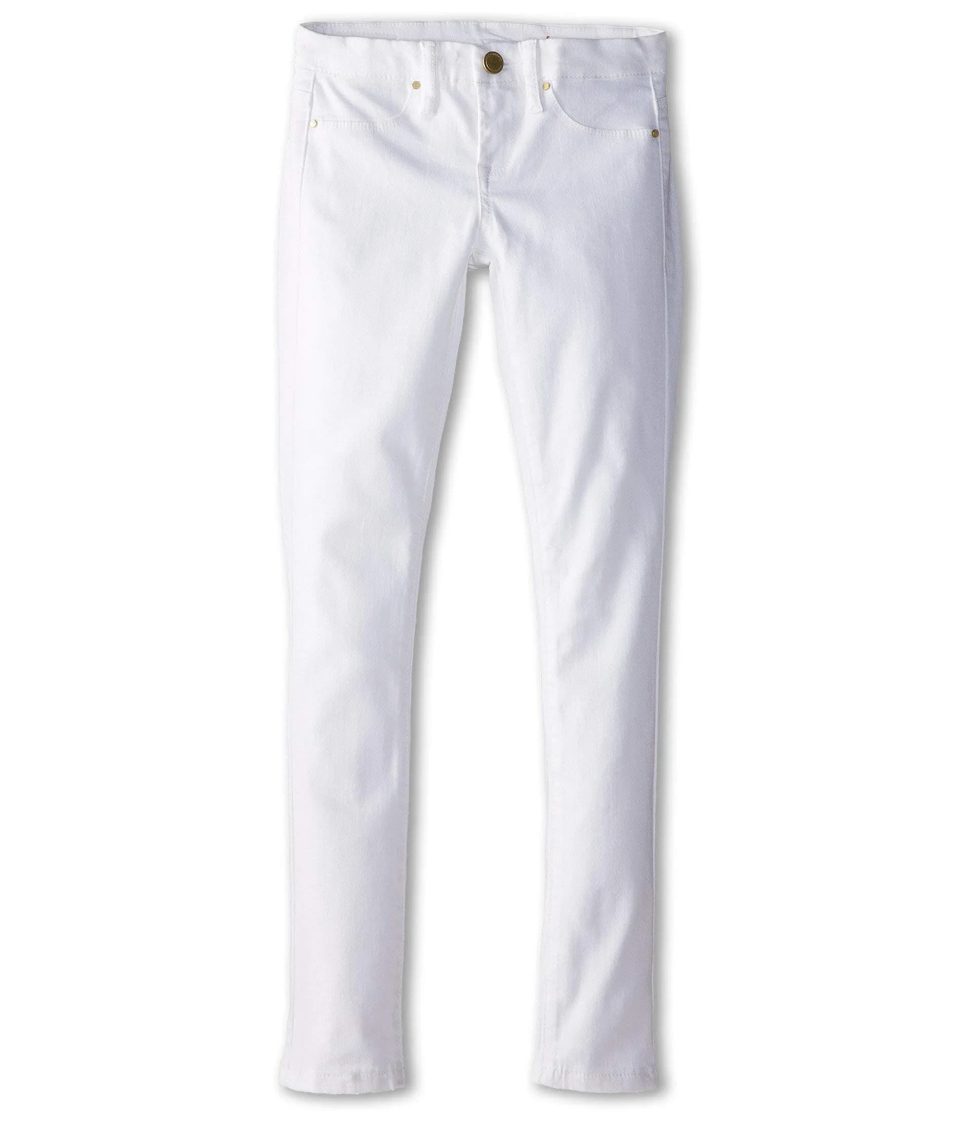 [BLANKNYC] Girls 7-16 Skinny Jean, White Lines, 10 | Mid Rise Skinny Denim for Girls