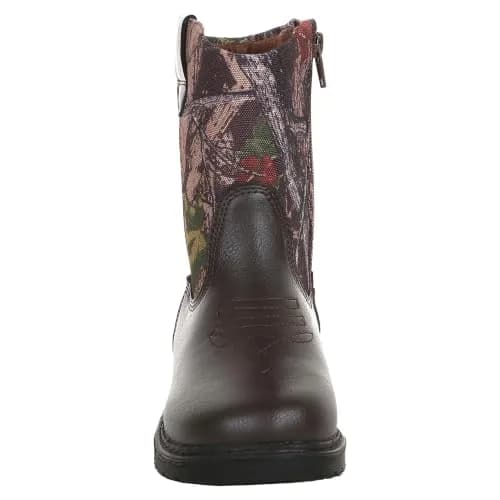 Northside Partner Cowboy Boot, Brown Camo, 2 M US Little Kid | Rugged Outdoor Western Style thumbnail 5