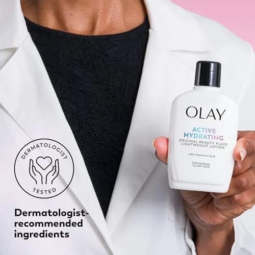 Olay Active Hydrating Beauty Moisturizing Lotion 177ml (6 fl oz) | 48-Hour Hydration for Dry, Sensitive Skin thumbnail 5