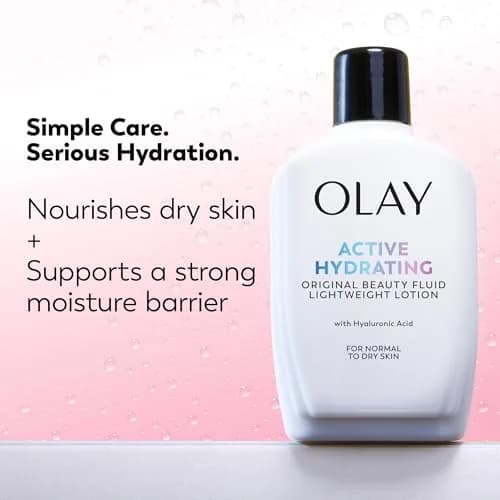 Olay Active Hydrating Beauty Moisturizing Lotion 177ml (6 fl oz) | 48-Hour Hydration for Dry, Sensitive Skin thumbnail 2