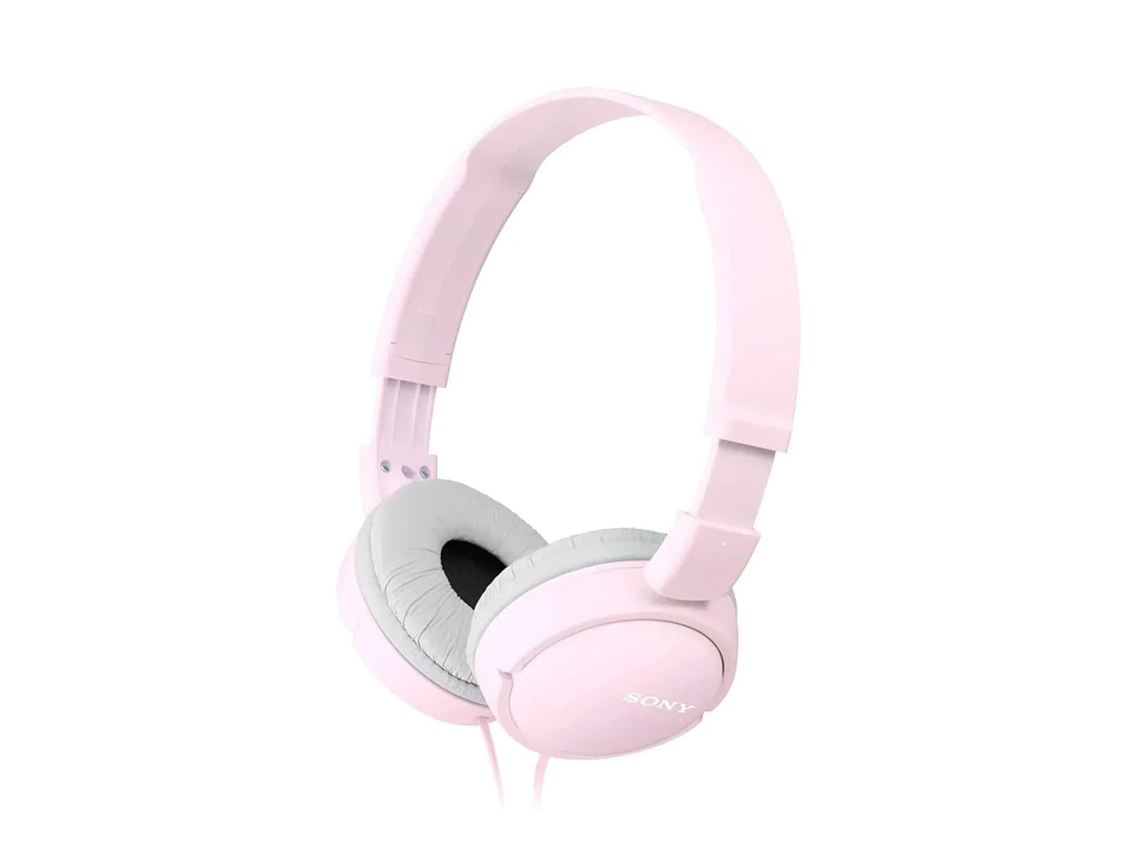 Sony MDRZX110 Wired On-Ear Headphones, Pink | 30mm Drivers, Lightweight Comfort, Tangle-Free Cord - main product image